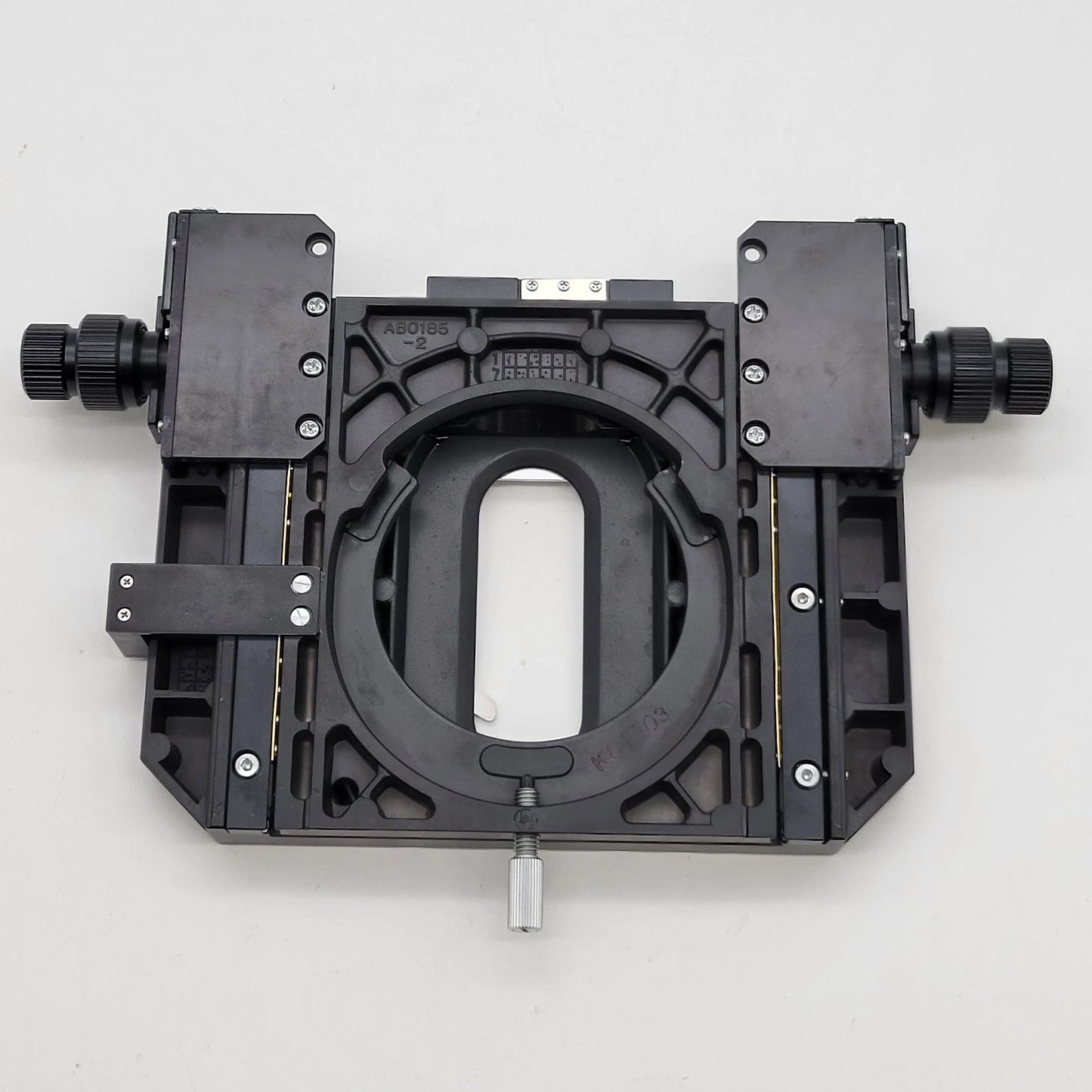 Olympus Microscope Mechanical XY Stage with Slide Holder for SZH - microscopemarketplace