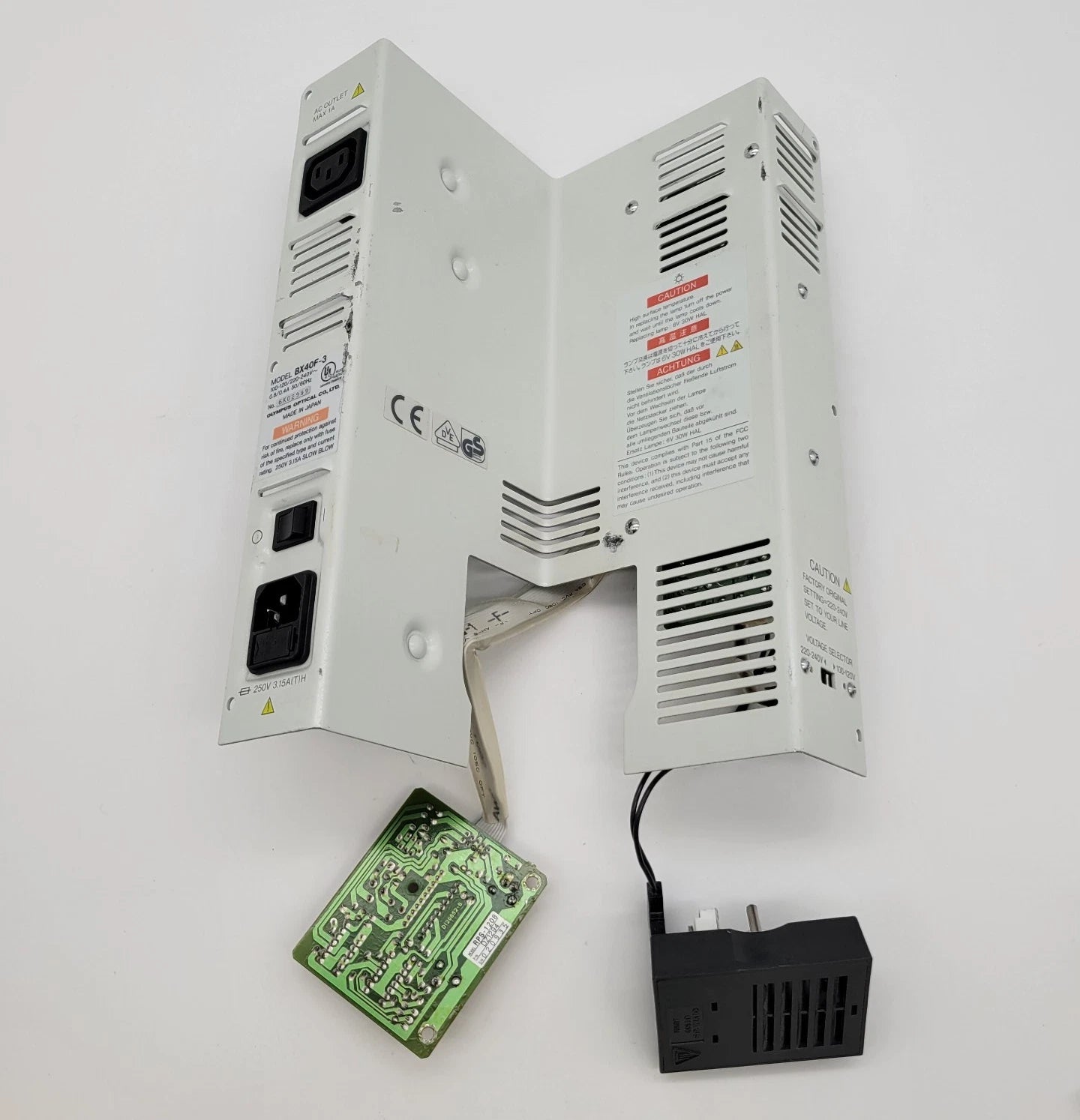 Olympus Microscope BX40 Electronics Replacement Power Board, Rheostat, Lamp - Microscope Marketplace