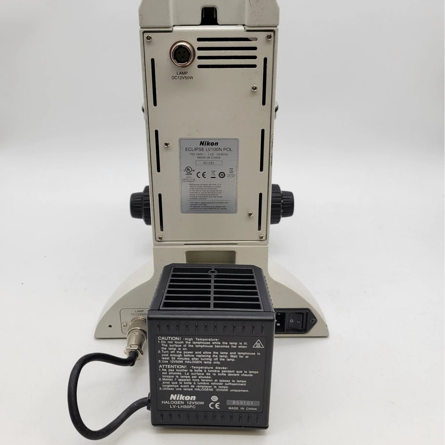 Nikon Microscope LV100N POL Polarizing with Tilting Ergo Head *DEAL* - Microscope Marketplace