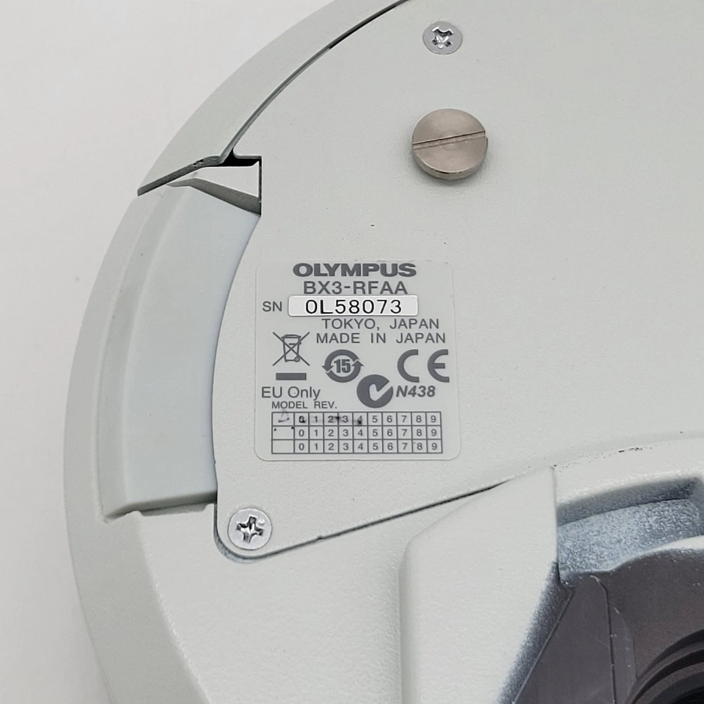 Olympus Microscope Coded Motorized Fluorescence Illuminator BX3-RFAA for BX63 - Microscope Marketplace