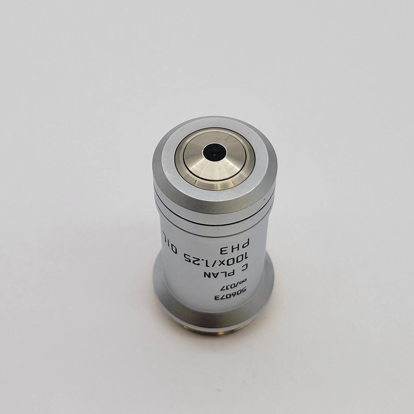 Leica Microscope Objective C Plan 100x Oil Ph3 506073 Phase Contrast - Microscope Marketplace