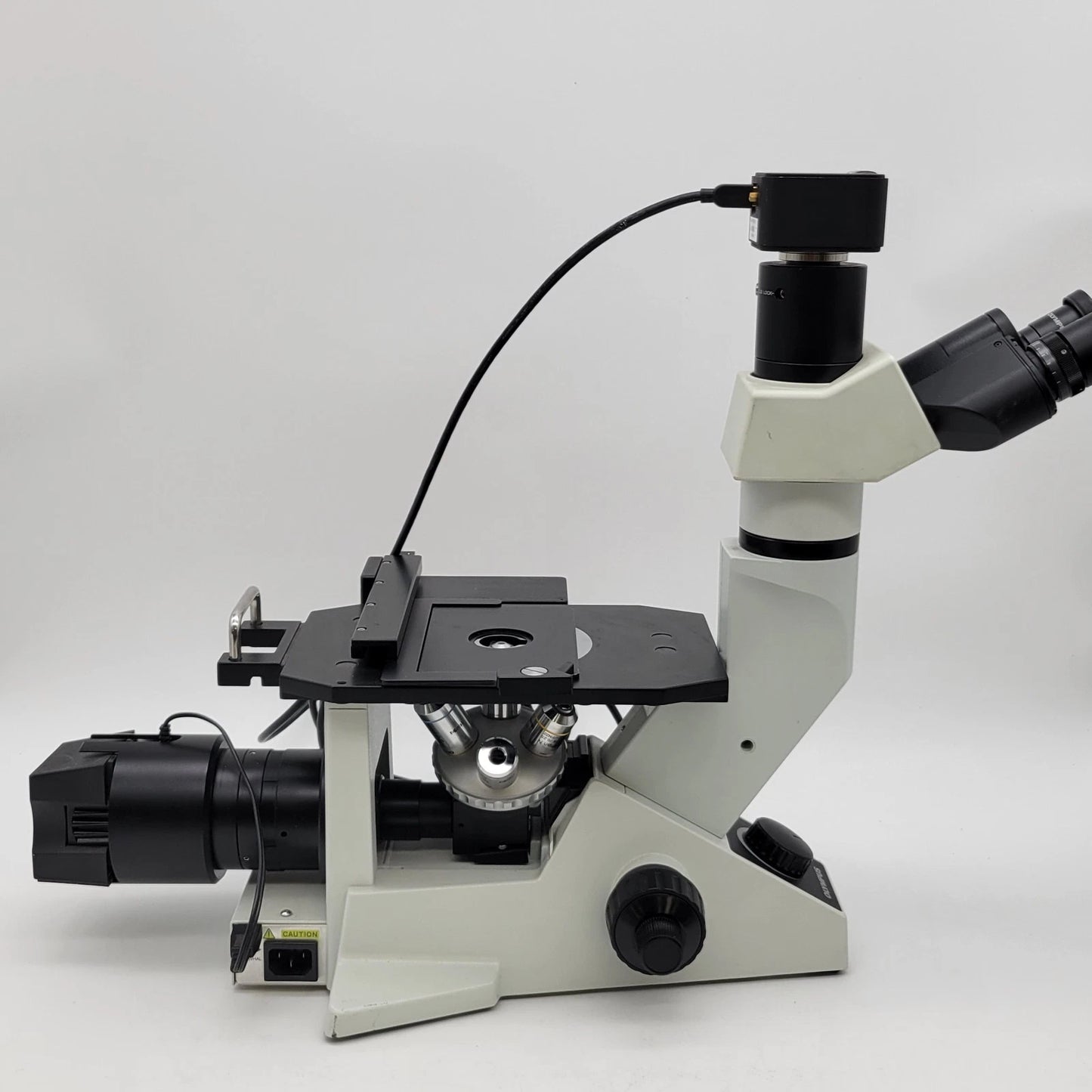 Olympus Microscope GX41 Metallurgical with Trinocular Head and Camera