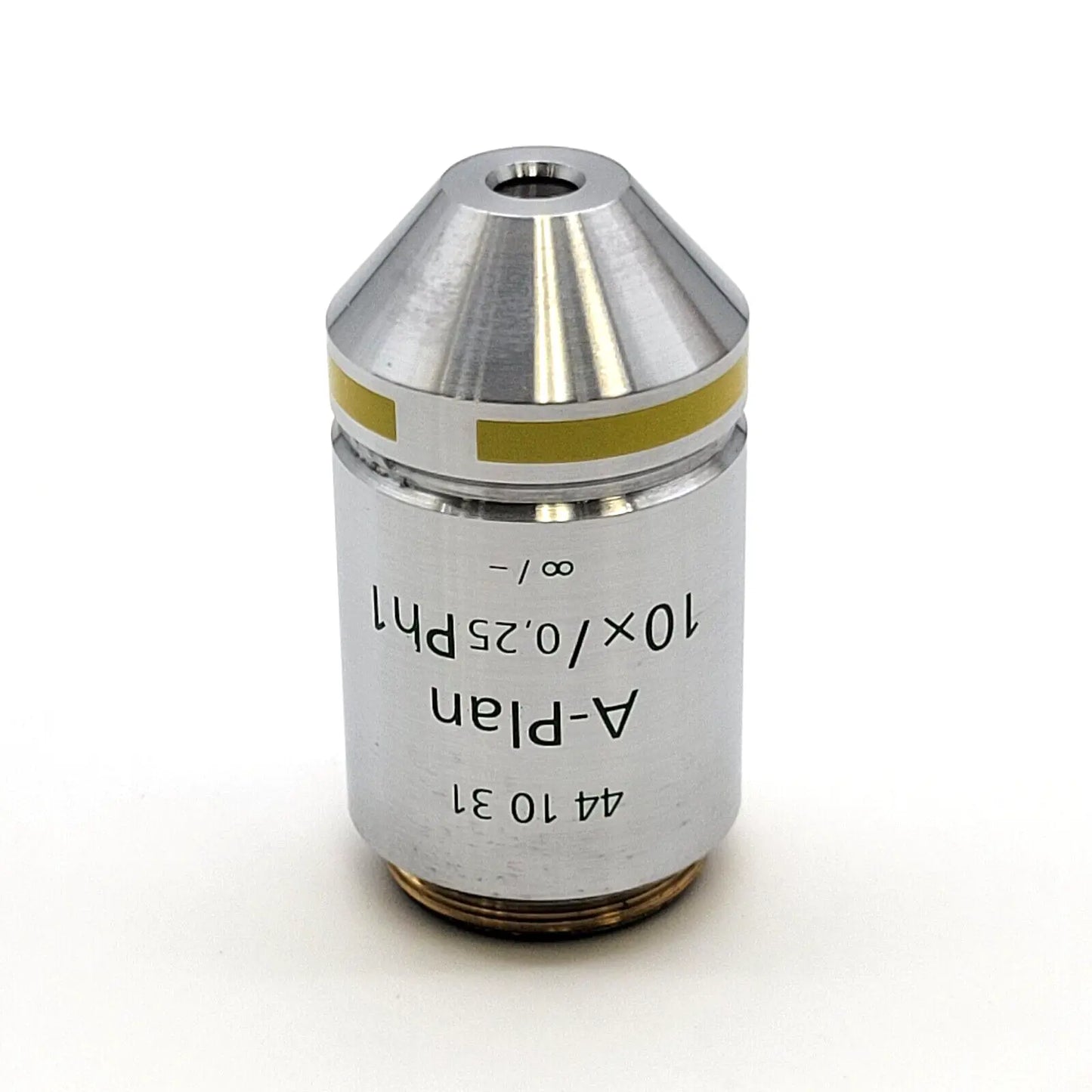 Zeiss Microscope Objective A-Plan 10x Ph1 ∞/- 441031 Phase Contrast - microscopemarketplace