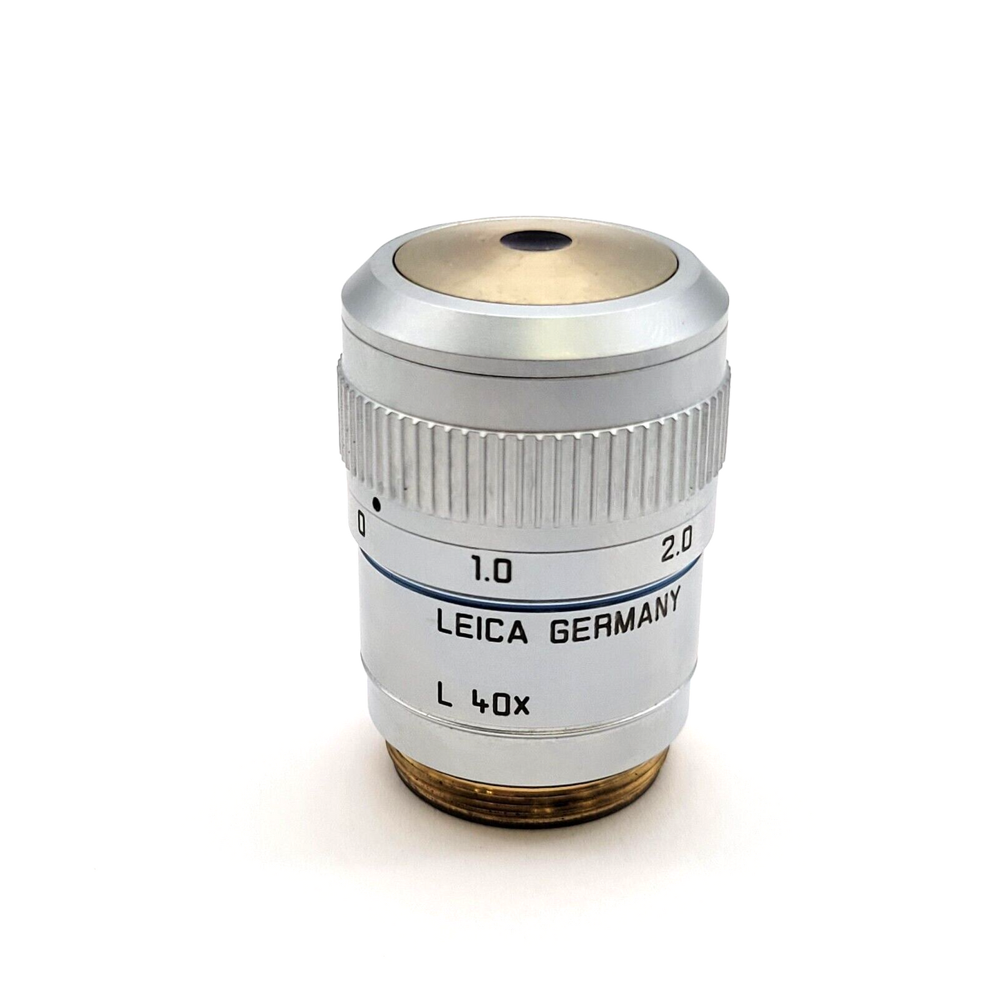 Leica Microscope Objective HCX PL Fluotar L 40x ∞/0-2/C 506201 - microscopemarketplace