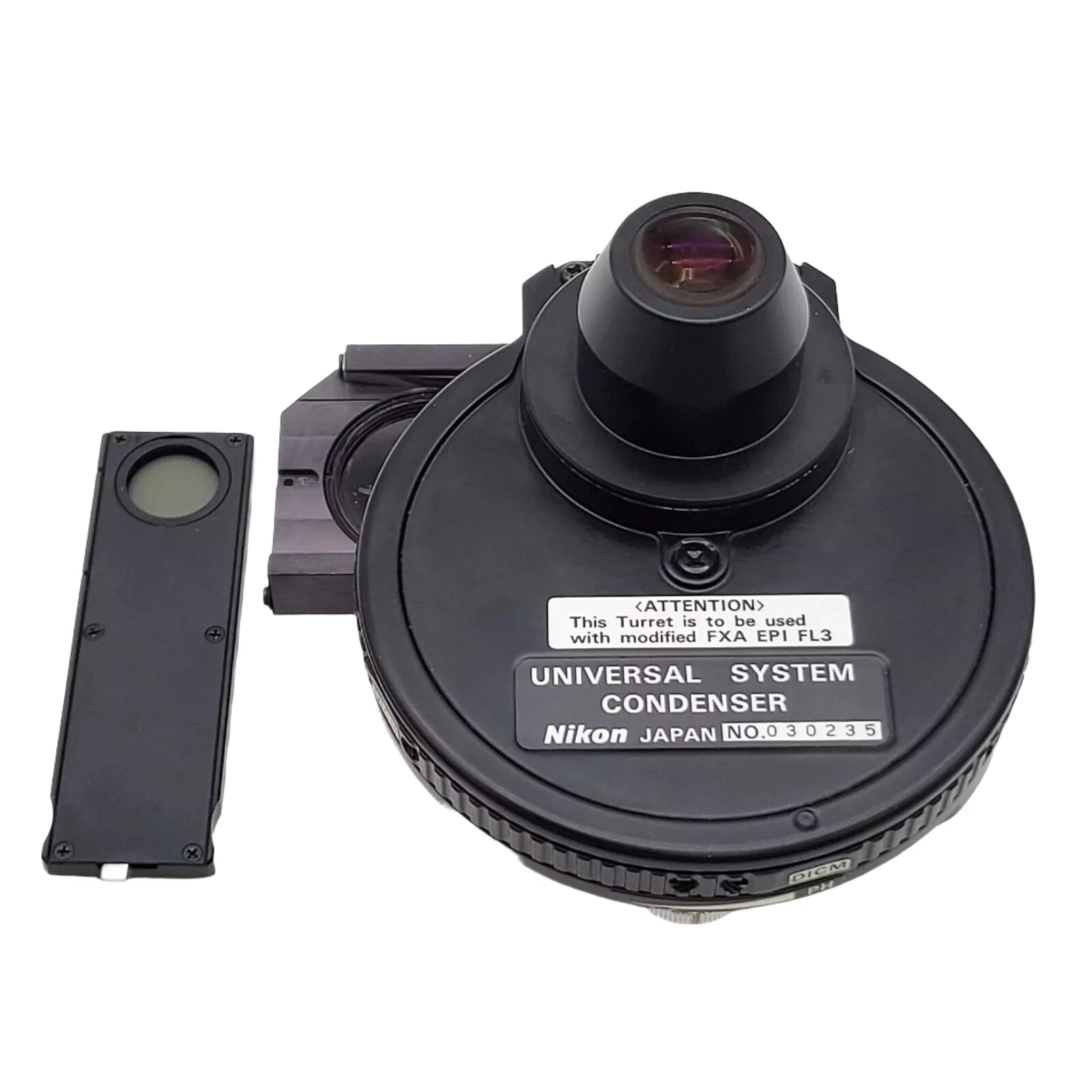 Nikon Microscope FXA Condenser with DIC Prisms, Polarizer and