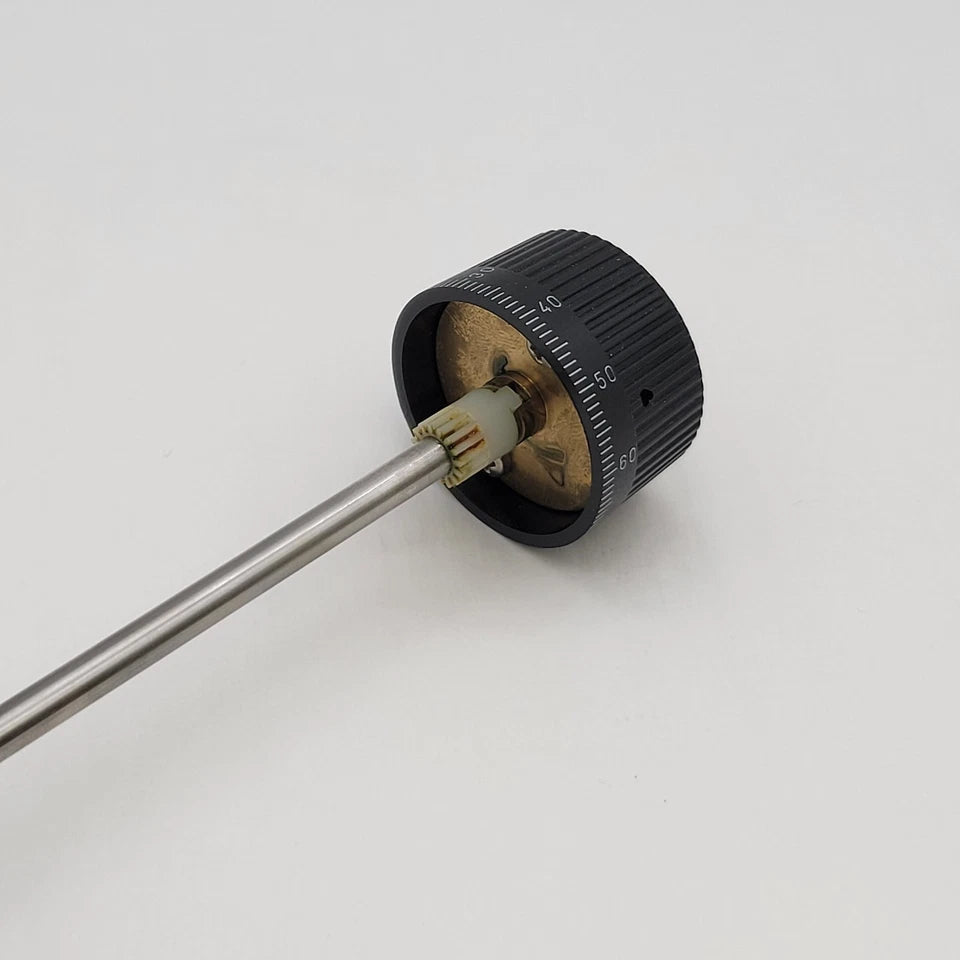 Leitz Microscope Fine Focus Shaft Spindle Gear and Knobs for Laborlux - microscopemarketplace