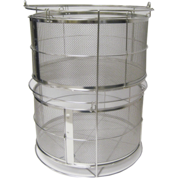 Yamato Mesh Basket with 2 Stacking Fittings for SQ500 Model # 241090 - microscopemarketplace