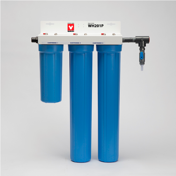Yamato High Purity DI System - 2-1/2" Diameter (10" Carbon, (2) 20" Mixed Bed) WH-201P - microscopemarketplace