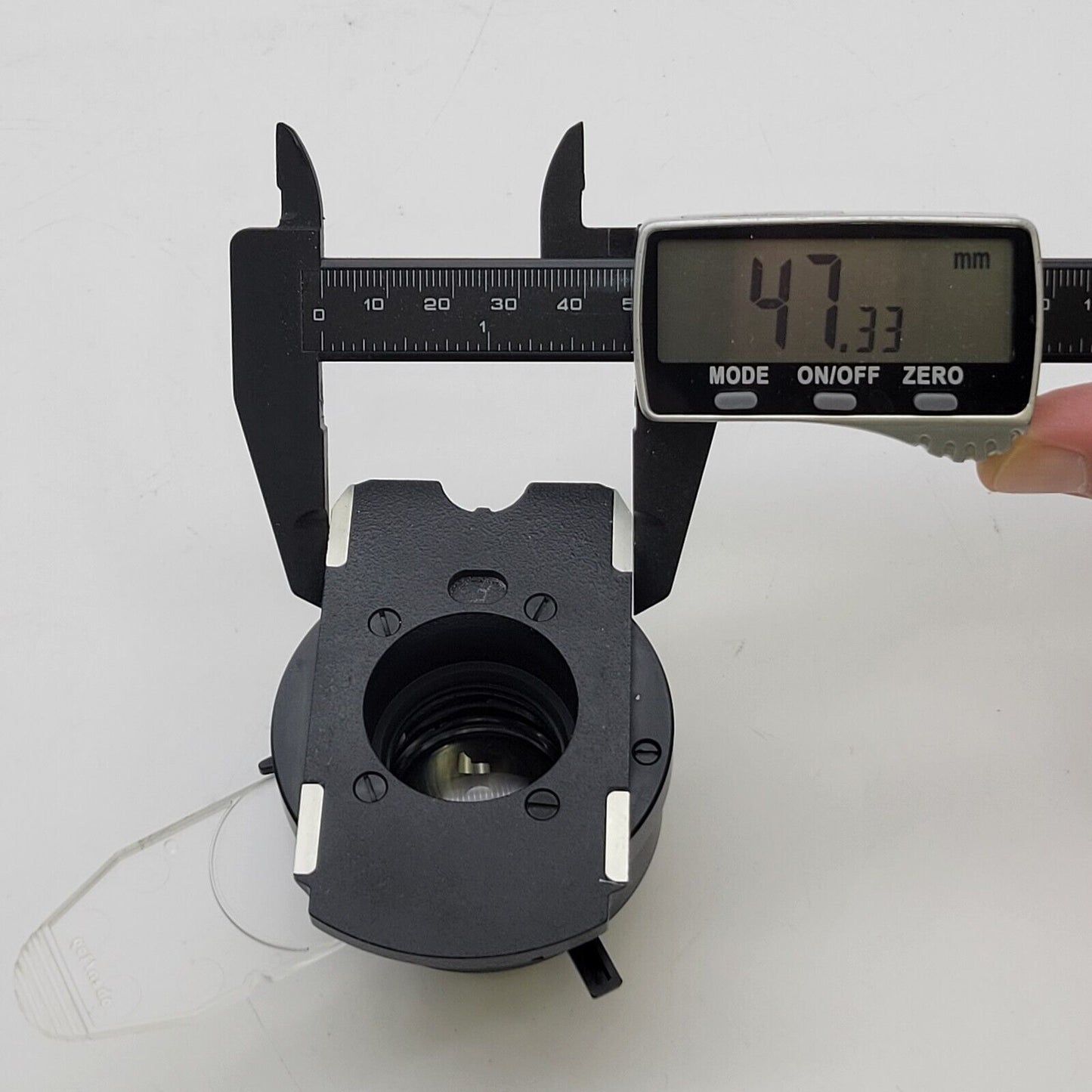 Leitz Microscope Condenser A0.90 Nr.56 512807 & Diffusion Slider for Laborlux - microscopemarketplace