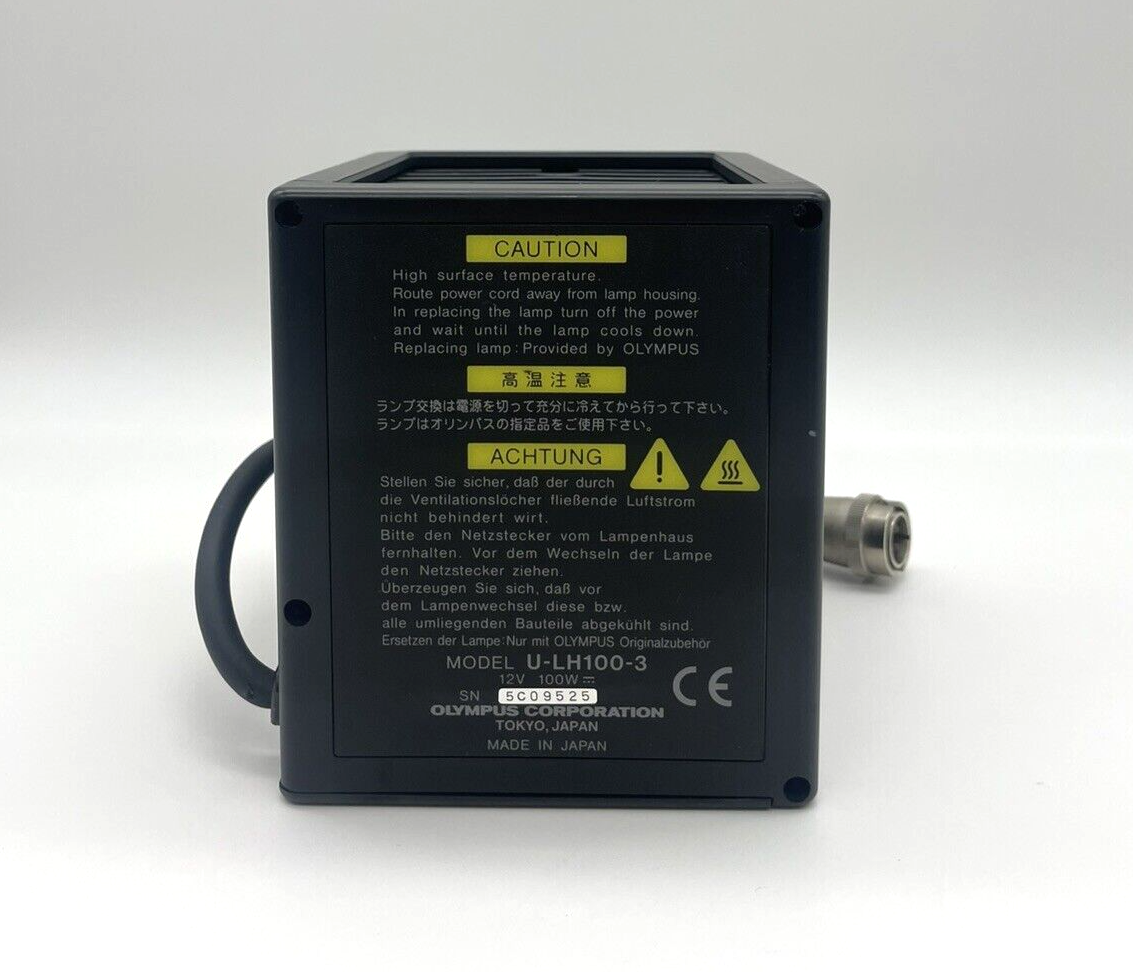 Olympus U-LH100-3 Lamphouse for BX Series Microscope - microscopemarketplace