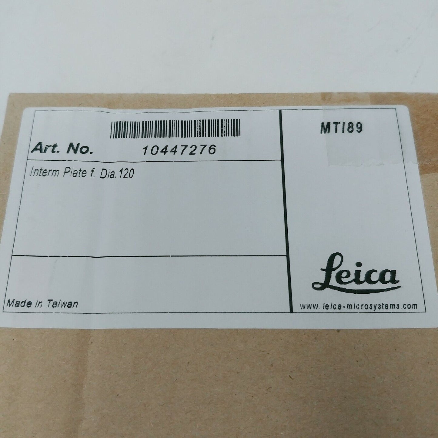 Leica Microscope Stage Intermediate Plate 10447276 MTI89 - microscopemarketplace