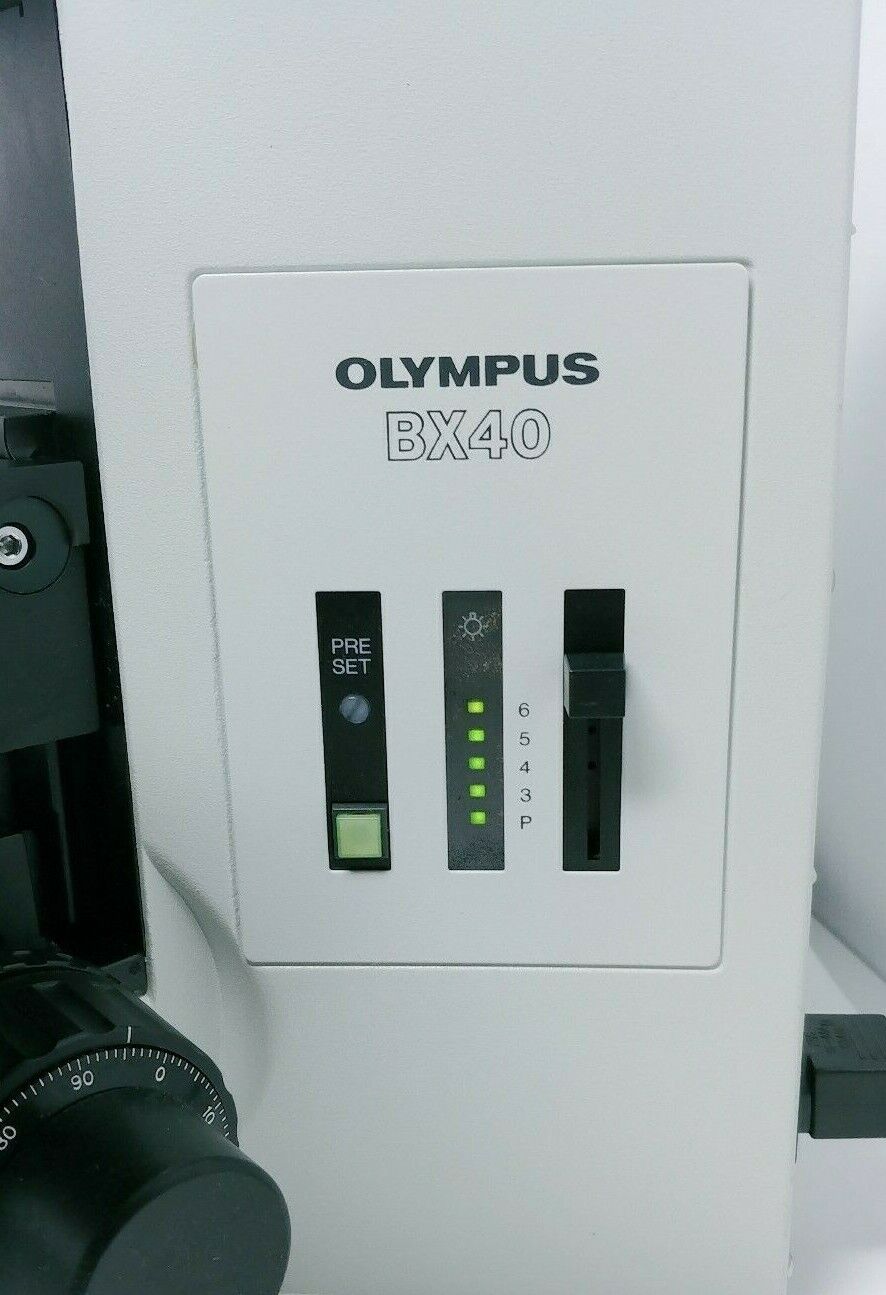 Olympus Microscope BX40 with Tilting Head and 100x - microscopemarketplace