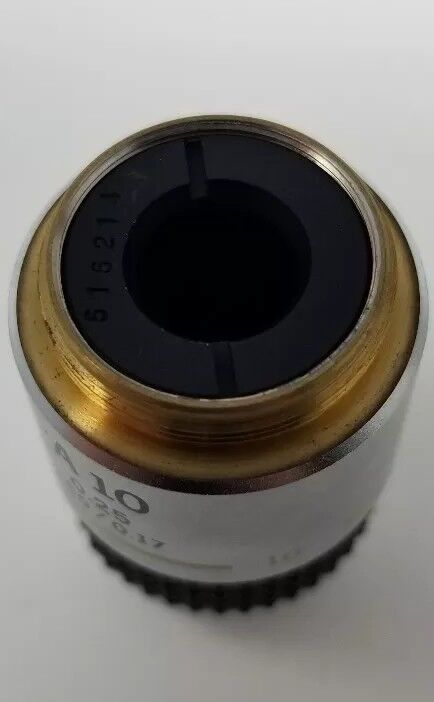 Olympus Microscope Objective A 10x 0.25 160/0.17 CH CH2 - microscopemarketplace