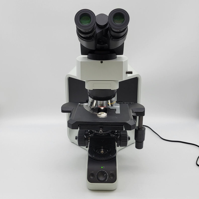 Olympus Microscope BX43 w/ Tilting Head, Phototube & 2x Objective Pathology Mohs - microscopemarketplace