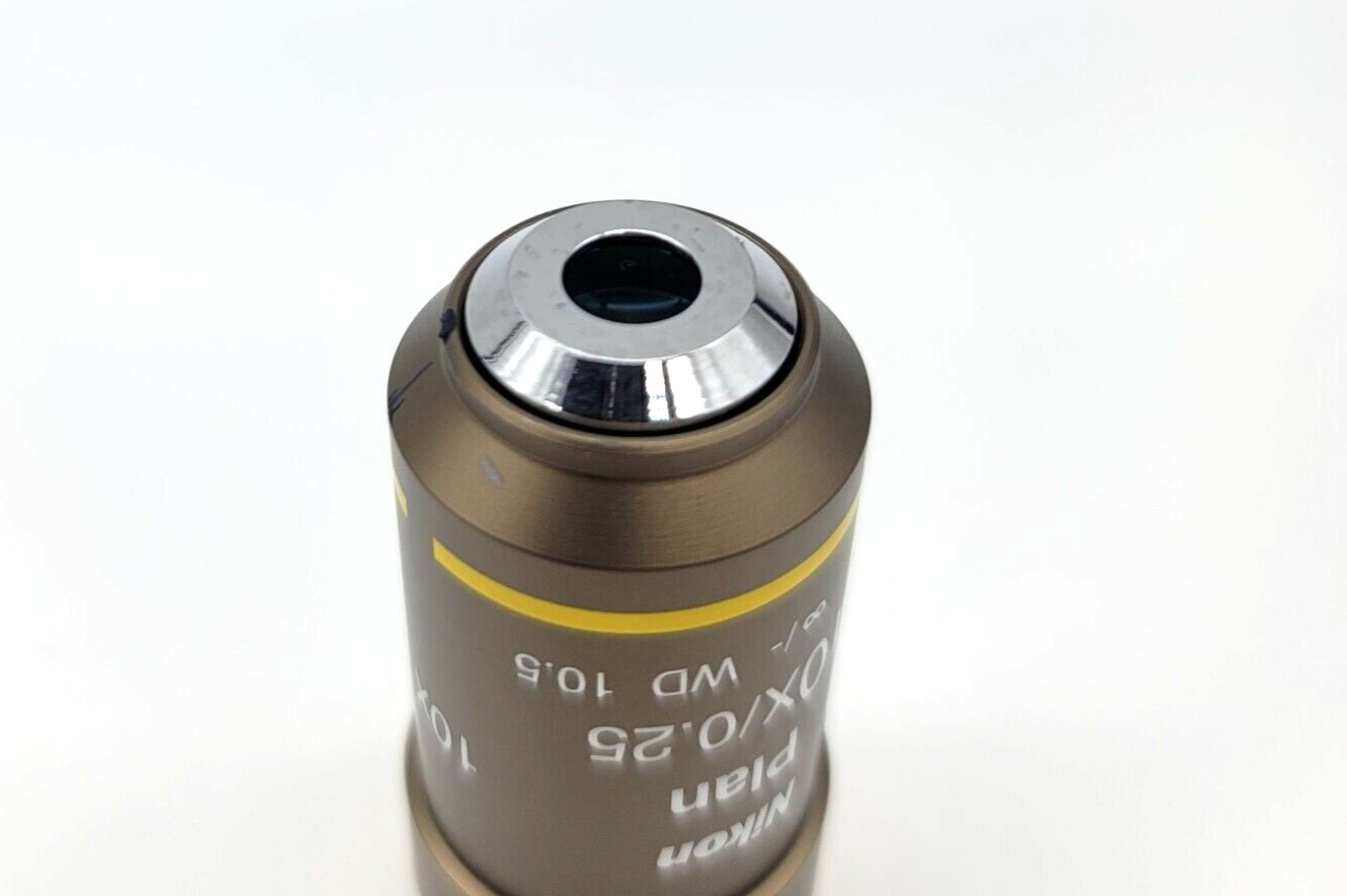 Nikon Microscope Plan 10X Objective - microscopemarketplace