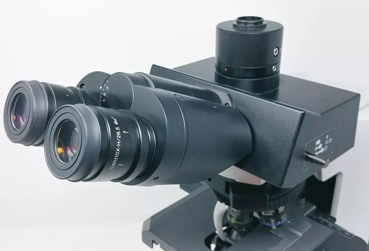 Olympus Microscope BX51 with APOs and Super Wide Trinocular Head - microscopemarketplace