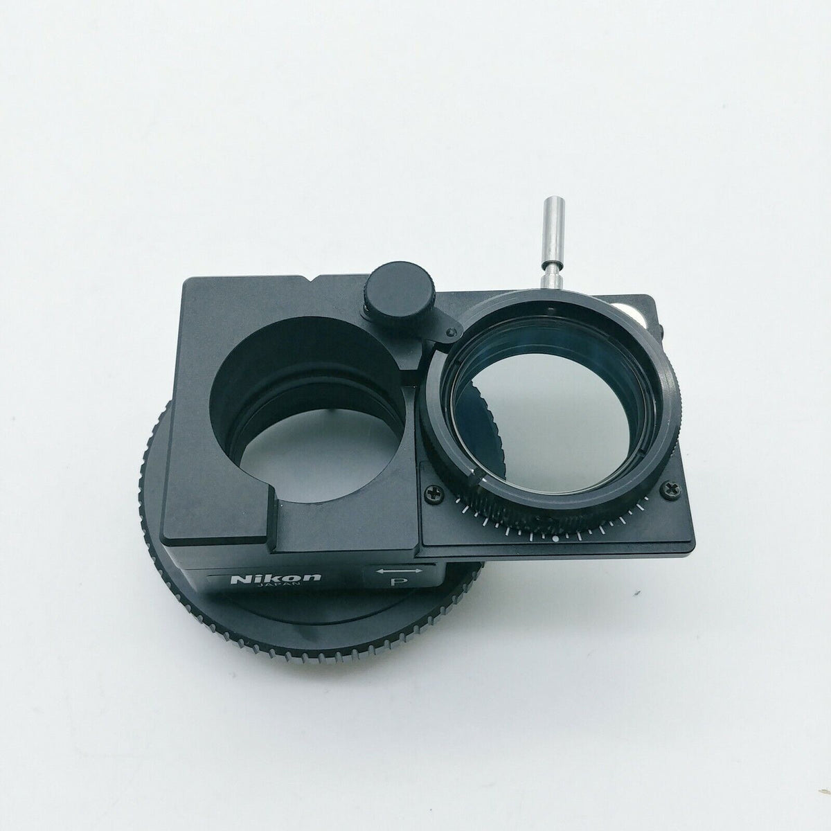 Nikon Microscope Slide Out Polarizer for use with DIC on TE200 / TE300 Inverted - microscopemarketplace