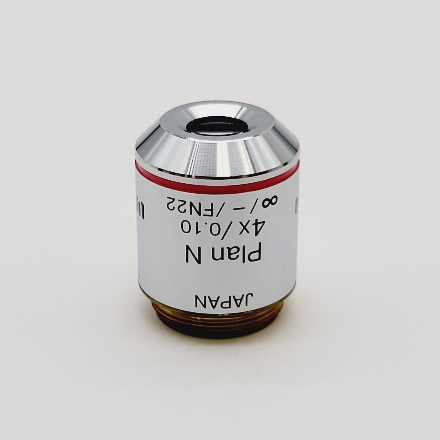 Olympus Microscope Objective Plan N 4x - microscopemarketplace