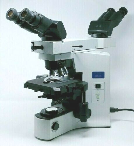 Olympus Microscope U-DO3 Dual Observation Front to Back Bridge with LED Pointer - microscopemarketplace
