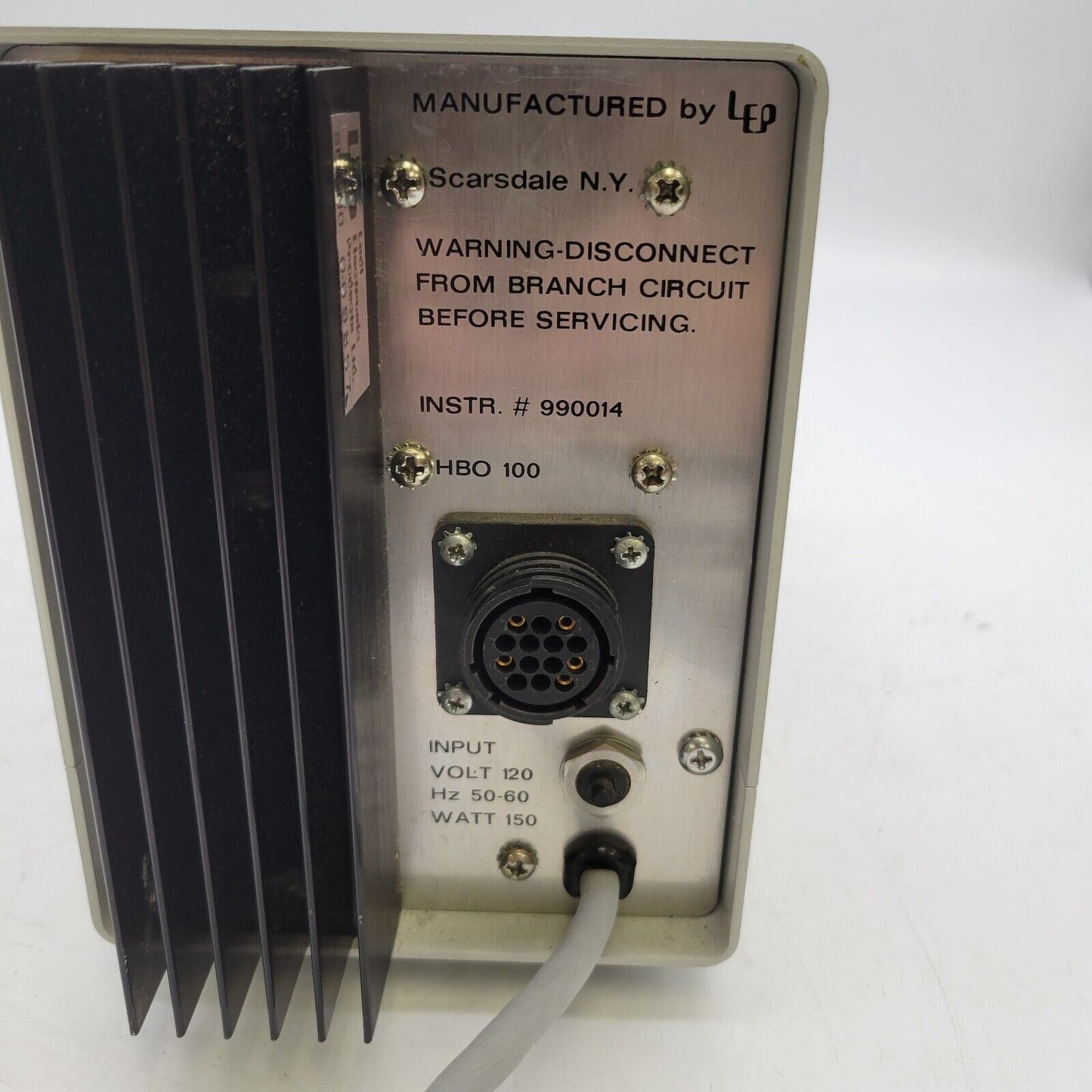 Ludl LEP Microscope Fluorescence Mercury 100W Power Supply for Olympus - microscopemarketplace
