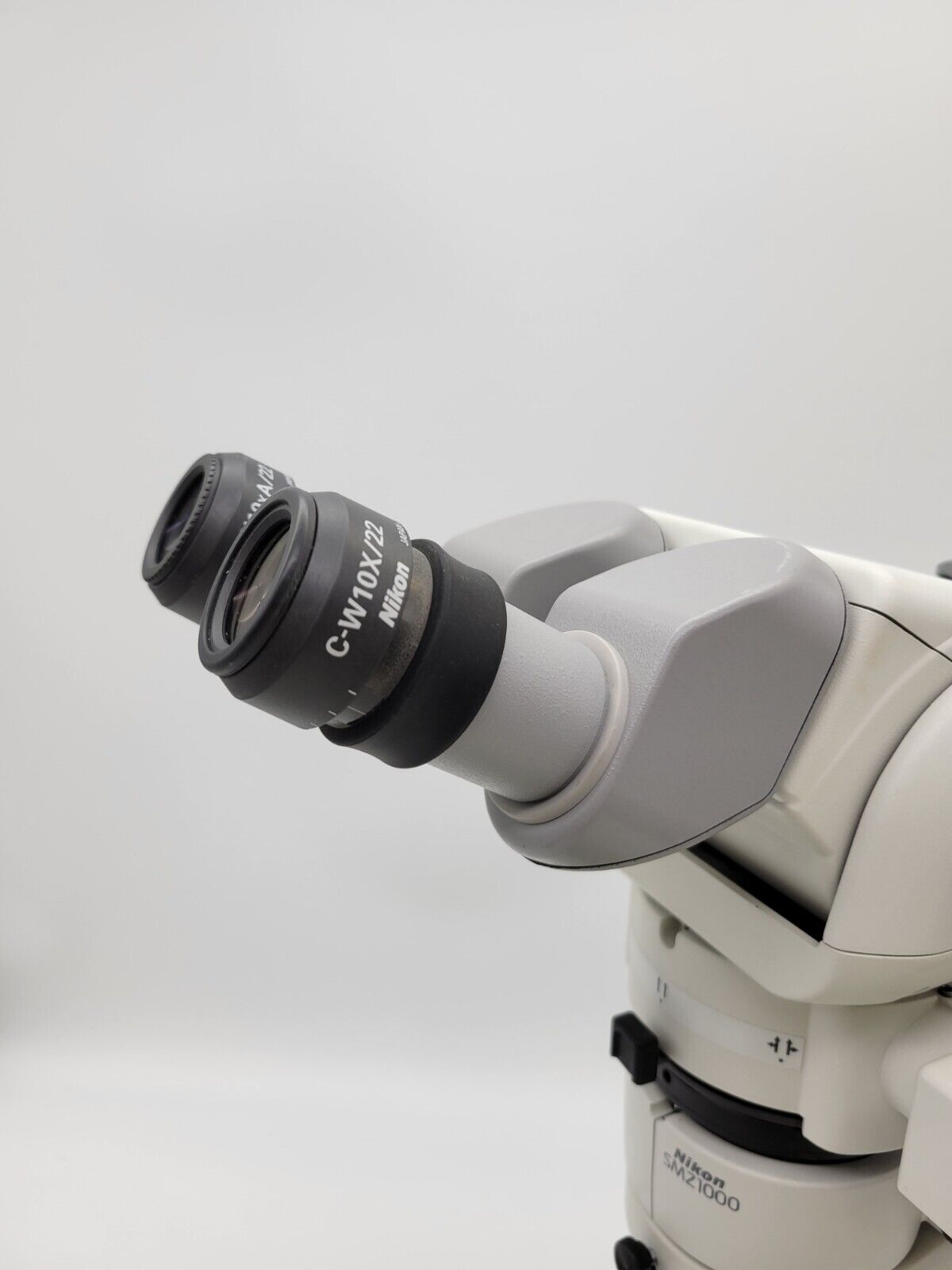 Nikon Stereo Microscope SMZ1000 w. Tilt Head, Dual Photo Port, & Diascopic Stand - microscopemarketplace