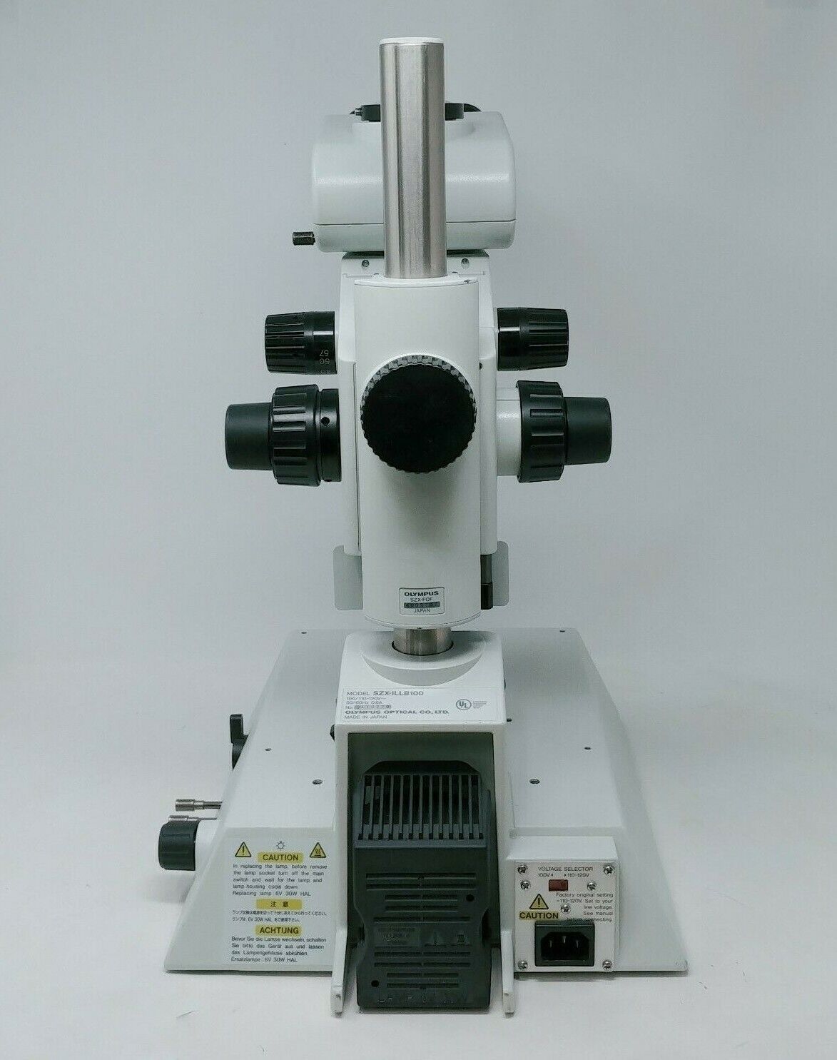 Olympus Microscope SZX9 with Dual Nosepiece and Illuminated Stand - microscopemarketplace