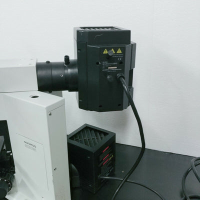 Olympus Microscope BX50 Water Immersion with Fluorescence and DIC - microscopemarketplace