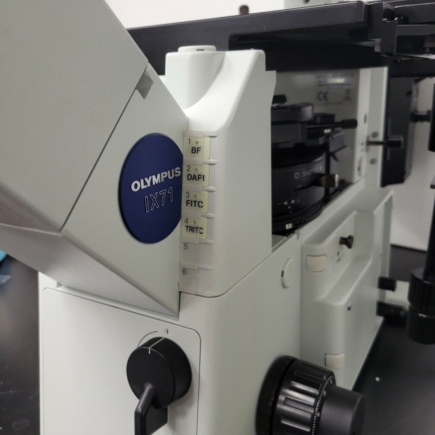 Olympus Microscope IX71 with Fluorescence and Phase Contrast - microscopemarketplace