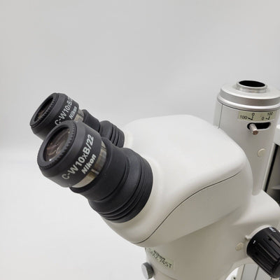 Nikon Stereo Microscope SMZ745T with Stand SMZ 745T Trinocular - microscopemarketplace