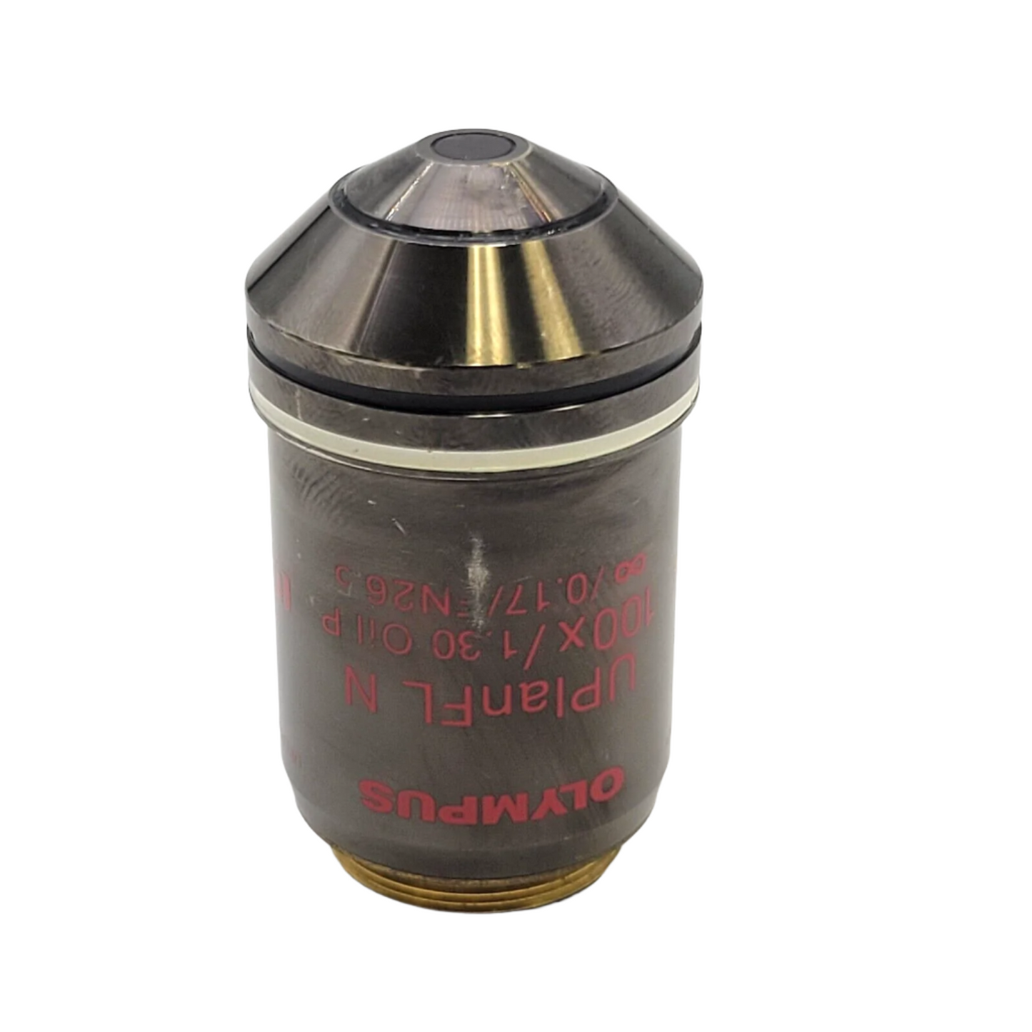 Olympus Microscope Objective UPlanFL N 100x Oil P Pol - microscopemarketplace