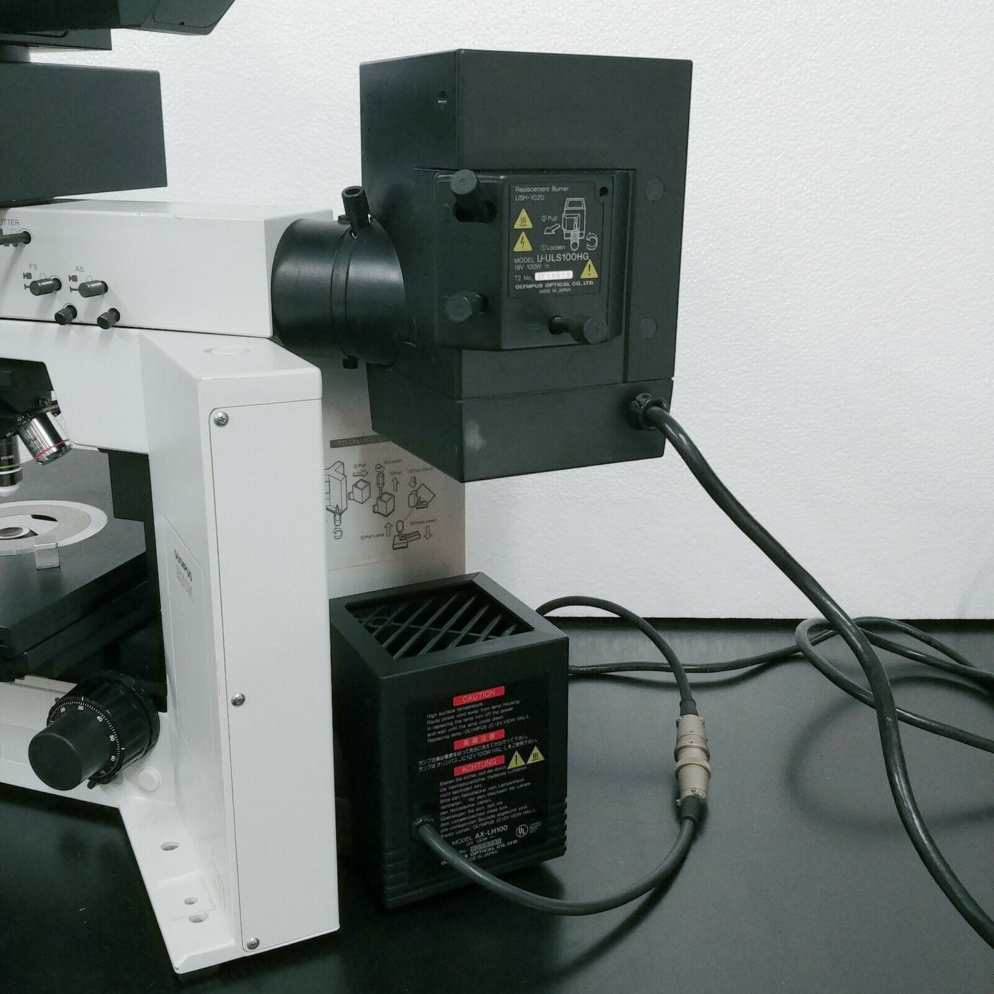 Olympus Microscope BX50WI Water Immersion with Fluorescence - microscopemarketplace