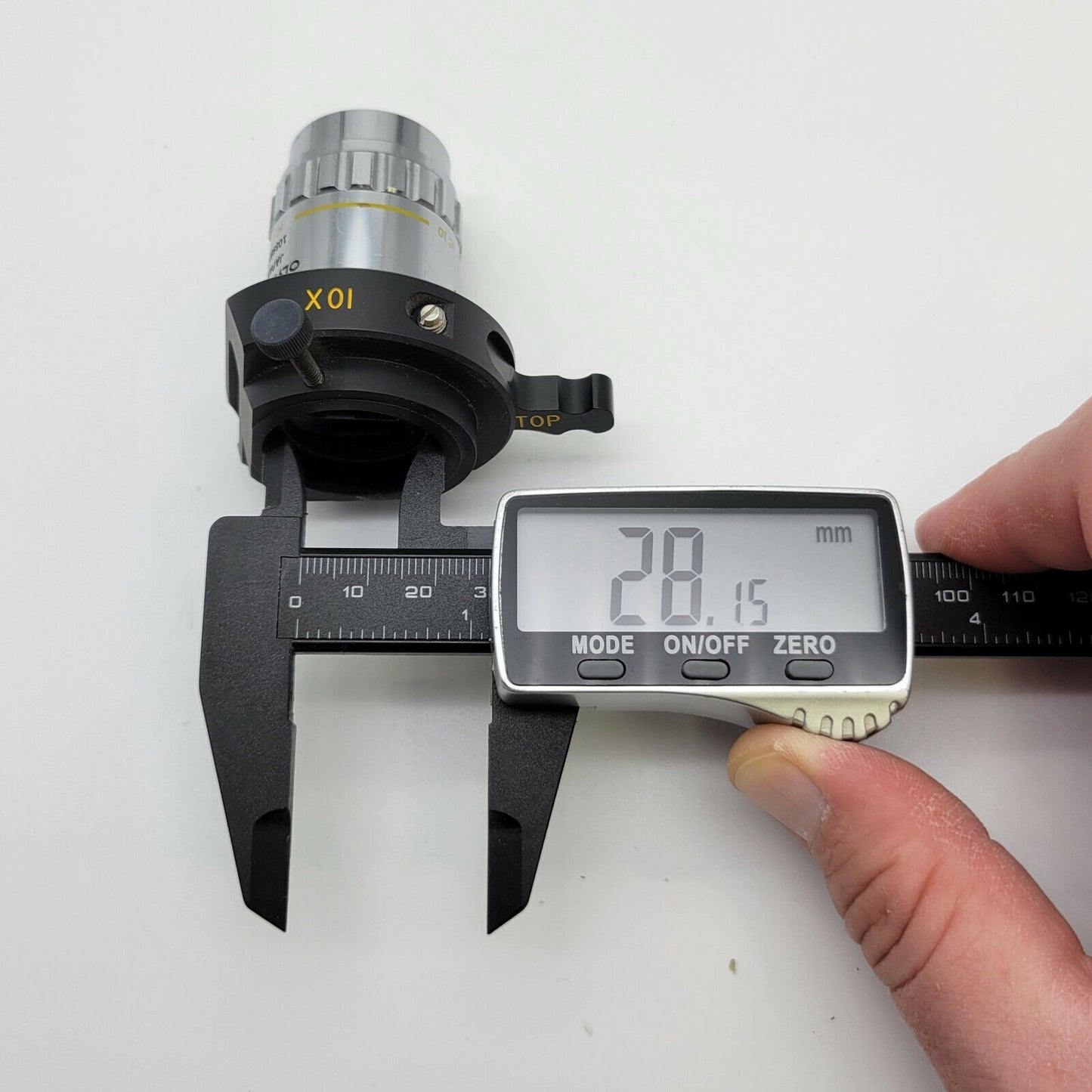 Olympus Microscope Objective NeoSPlan 10x with DIC Prism IC 10 Neo SPlan Vanox-T - microscopemarketplace