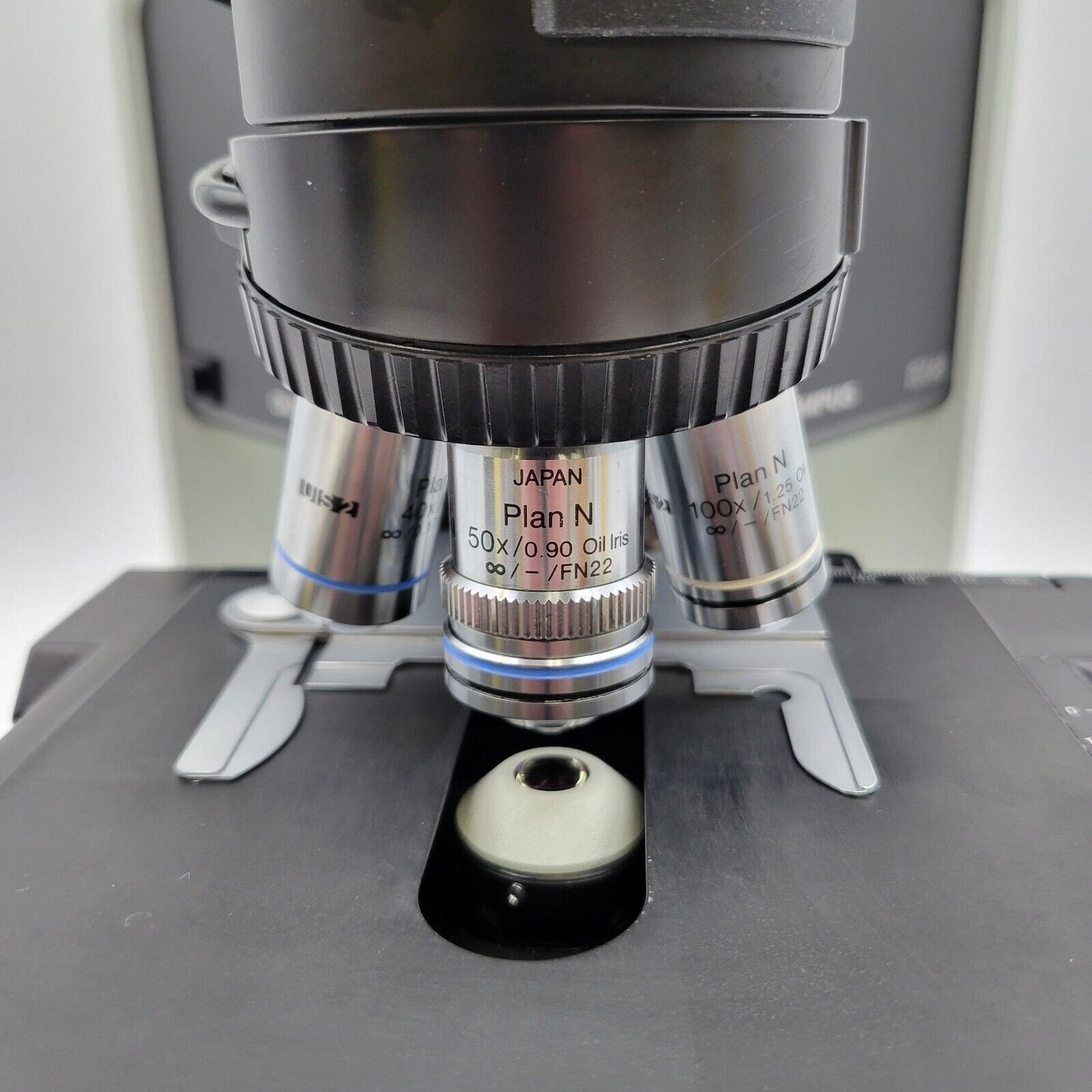 Olympus Microscope BX46 LED with Trinocular Head & 100x Objective for Hematology - microscopemarketplace