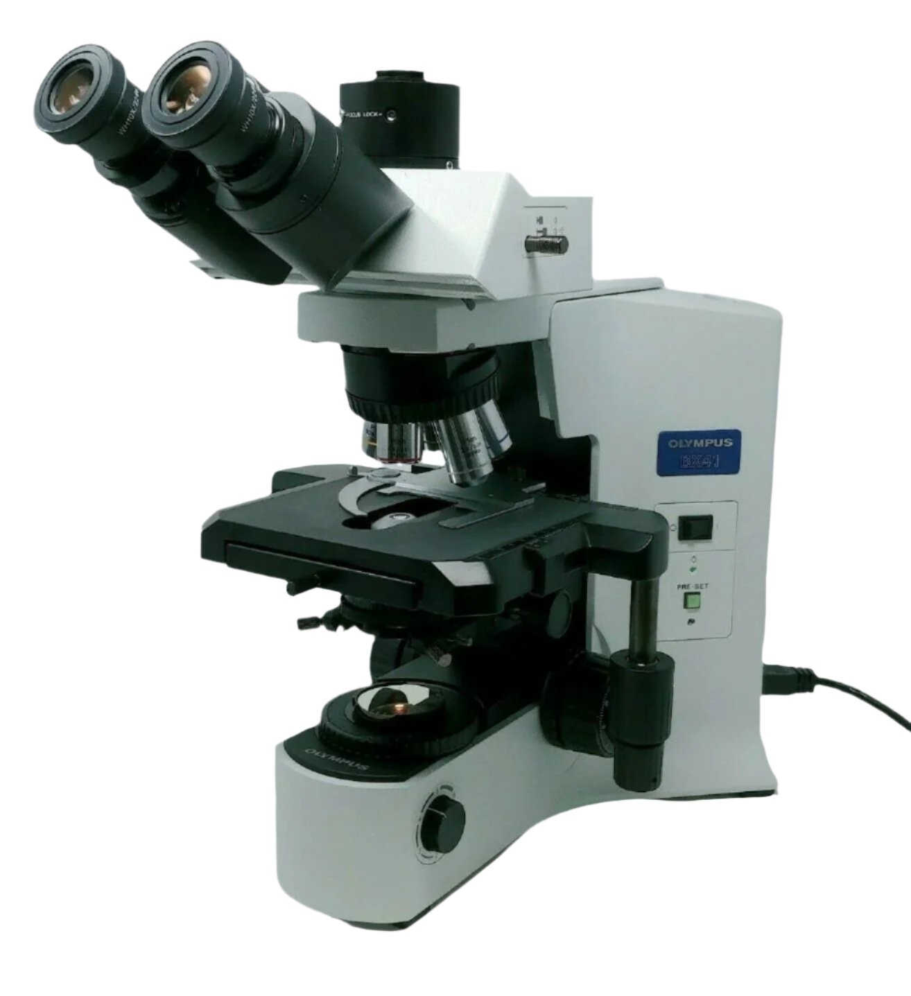 Olympus Microscope BX41 with 2x and Trinocular Head - microscopemarketplace