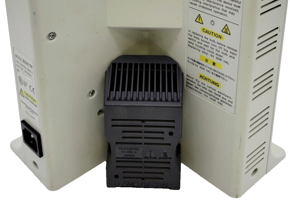 Olympus Microscope U-LS30-4 Lamphouse / BX40, BX41, BX45 Lamp Socket *NEW* - microscopemarketplace