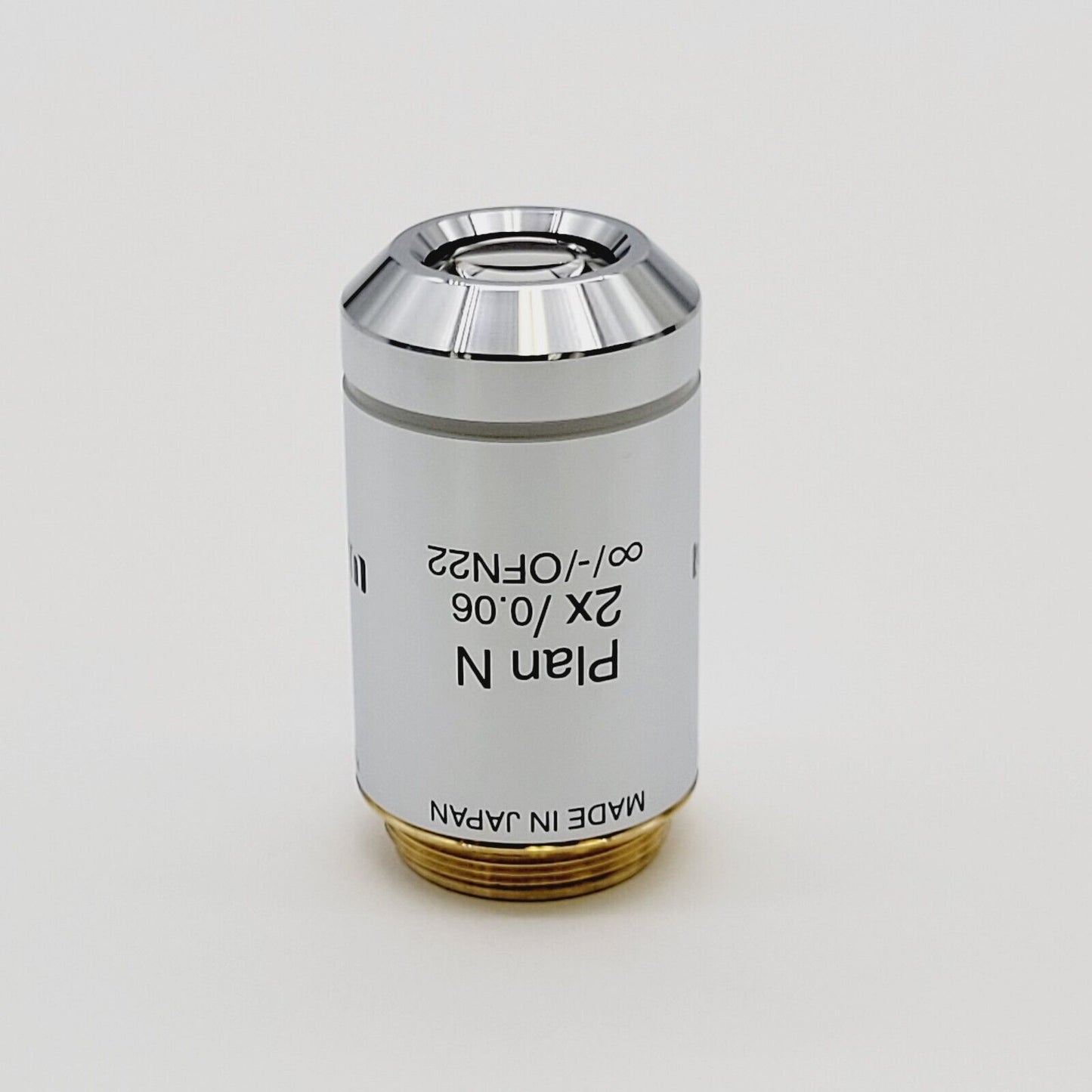 Olympus Microscope Objective Plan N 2x - microscopemarketplace