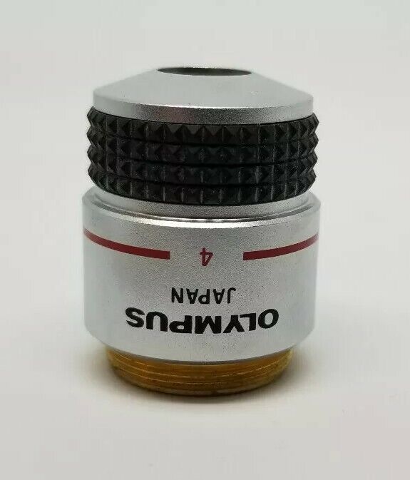 Olympus Microscope Objective APlan A 4x - microscopemarketplace