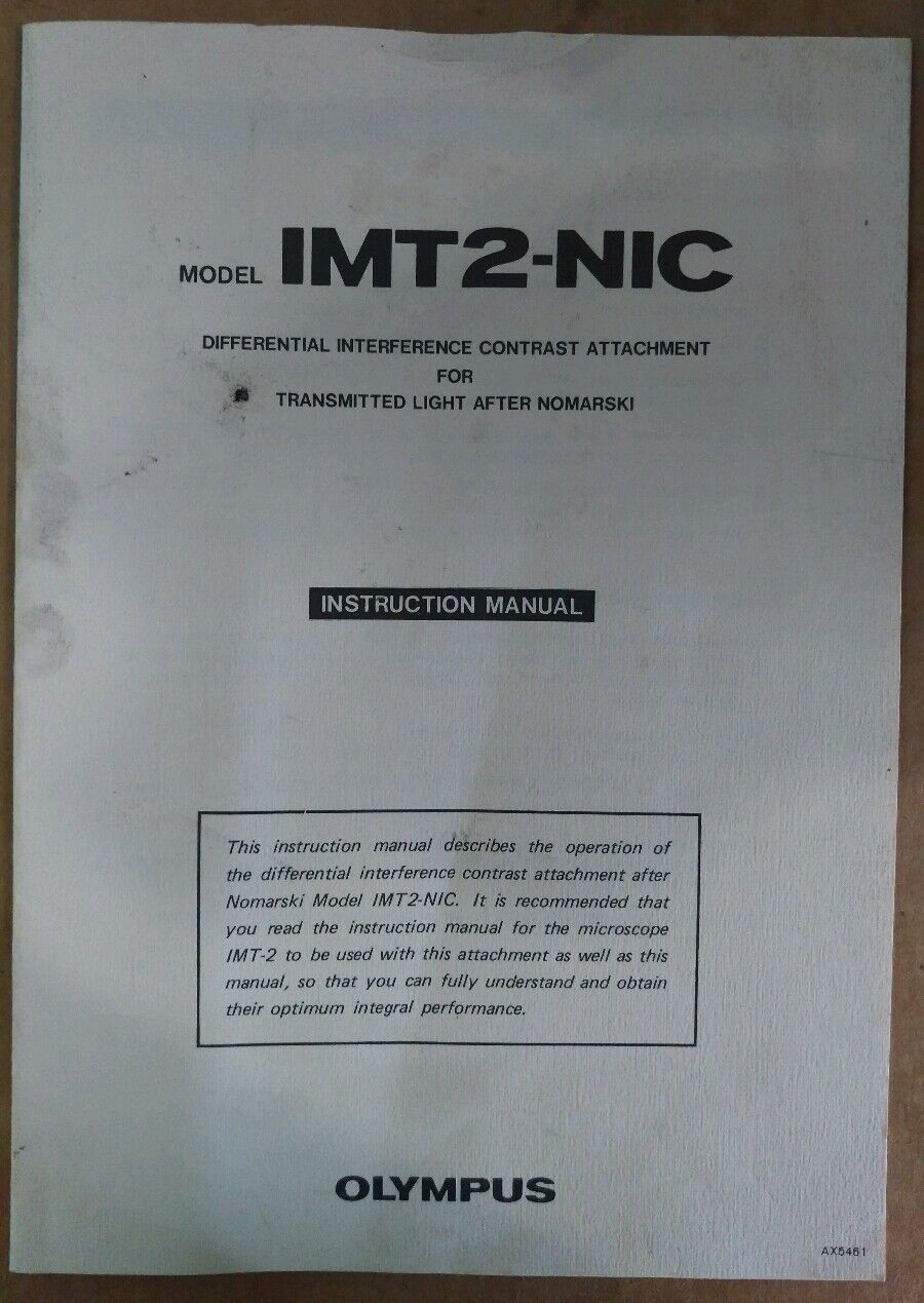 Olympus Microscope IMT-2 Phase Contrast and Fluorescence - microscopemarketplace
