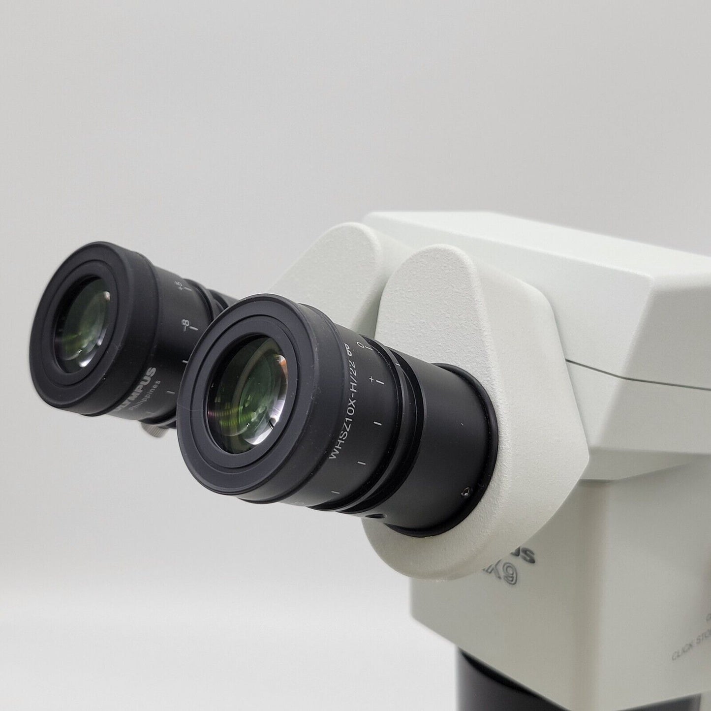 Olympus Stereo Microscope SZX9 with Binocular Head and Transmitted Light Stand - microscopemarketplace