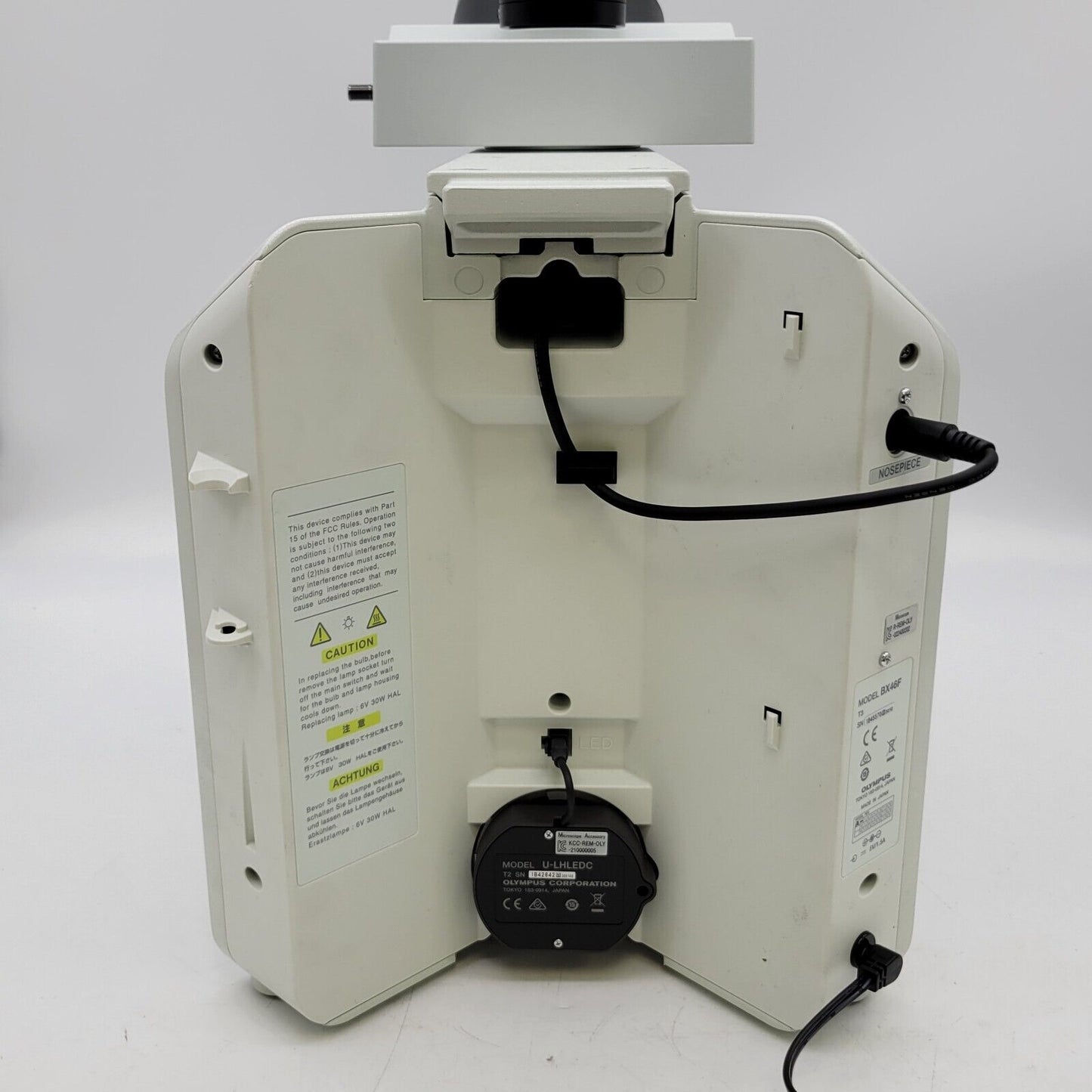 Olympus Microscope BX46 LED with Apo 2x, Fluorite Objectives and Trinocular Head - microscopemarketplace