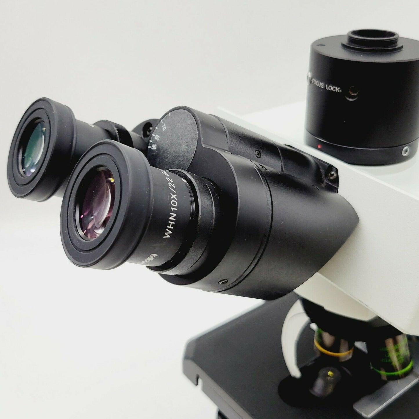 Olympus Microscope BX41 with Fluorites, Phase Contrast, and Trinocular Head - microscopemarketplace