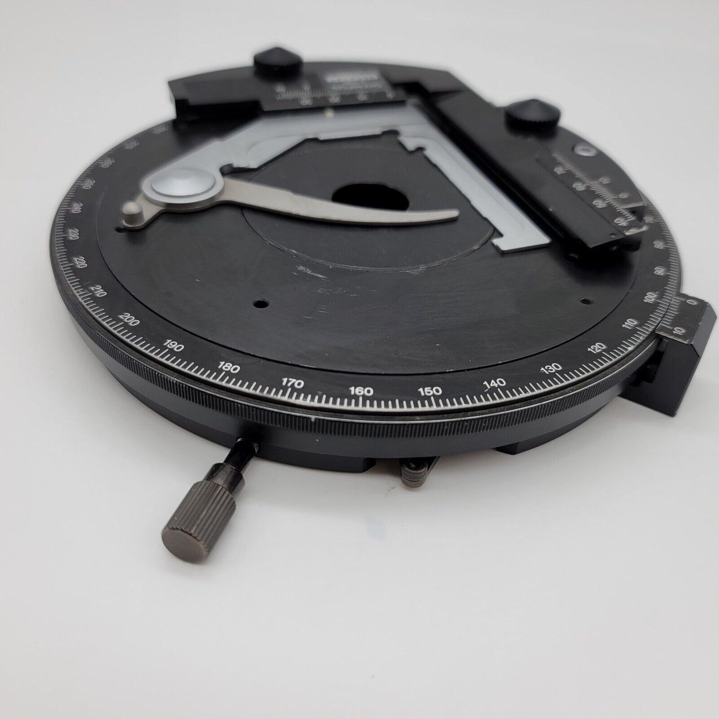 Olympus Microscope U-SRP Rotating Stage with Slide Holder - microscopemarketplace