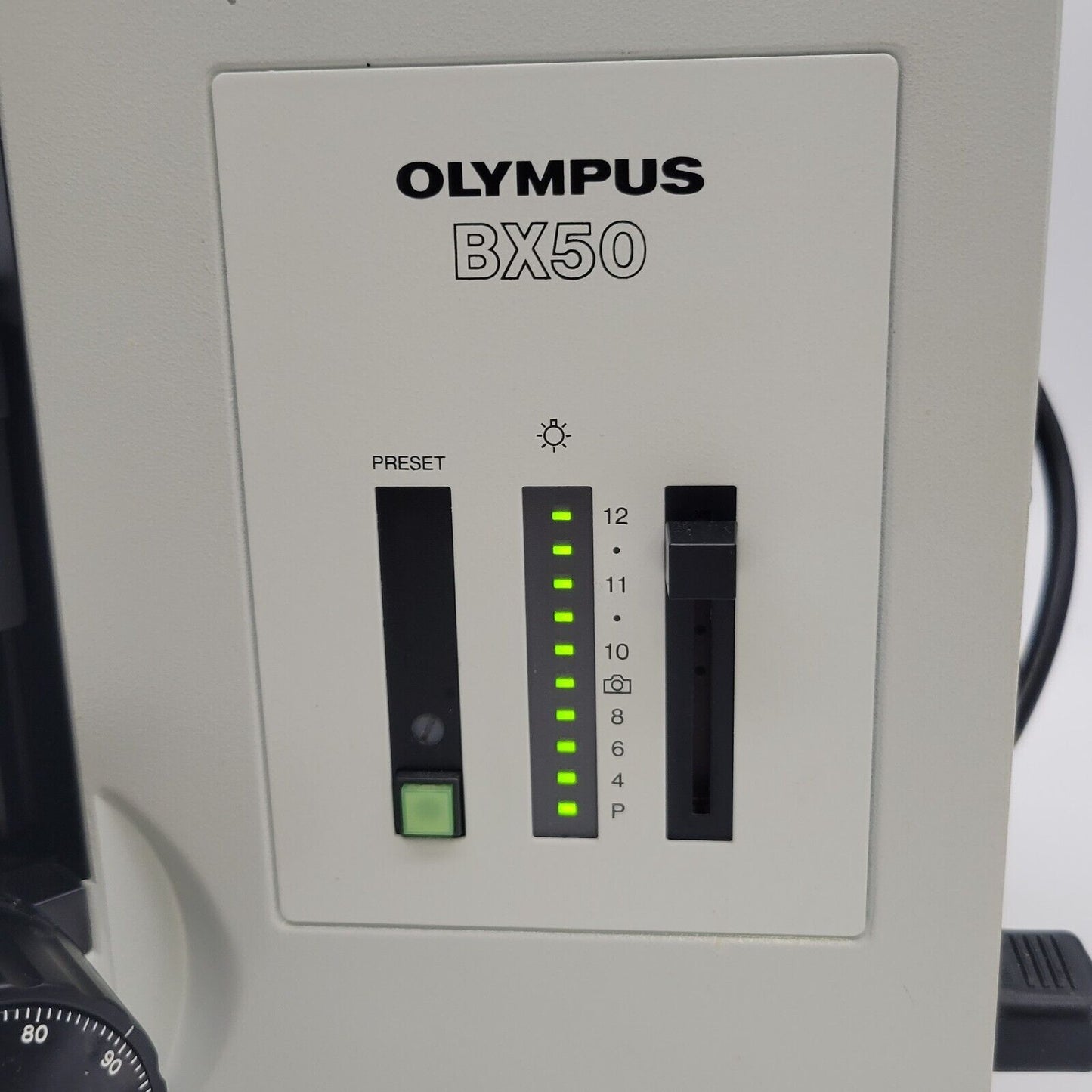 Olympus Microscope BX50 with Binocular Head and 4x, 10x, 40x Objectives - microscopemarketplace