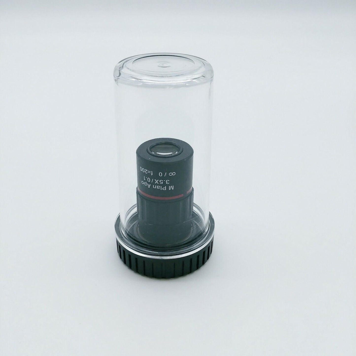 Mitutoyo Microscope Objective M Plan Apo 3.5x / 0.1na Metallurgical with Case - microscopemarketplace