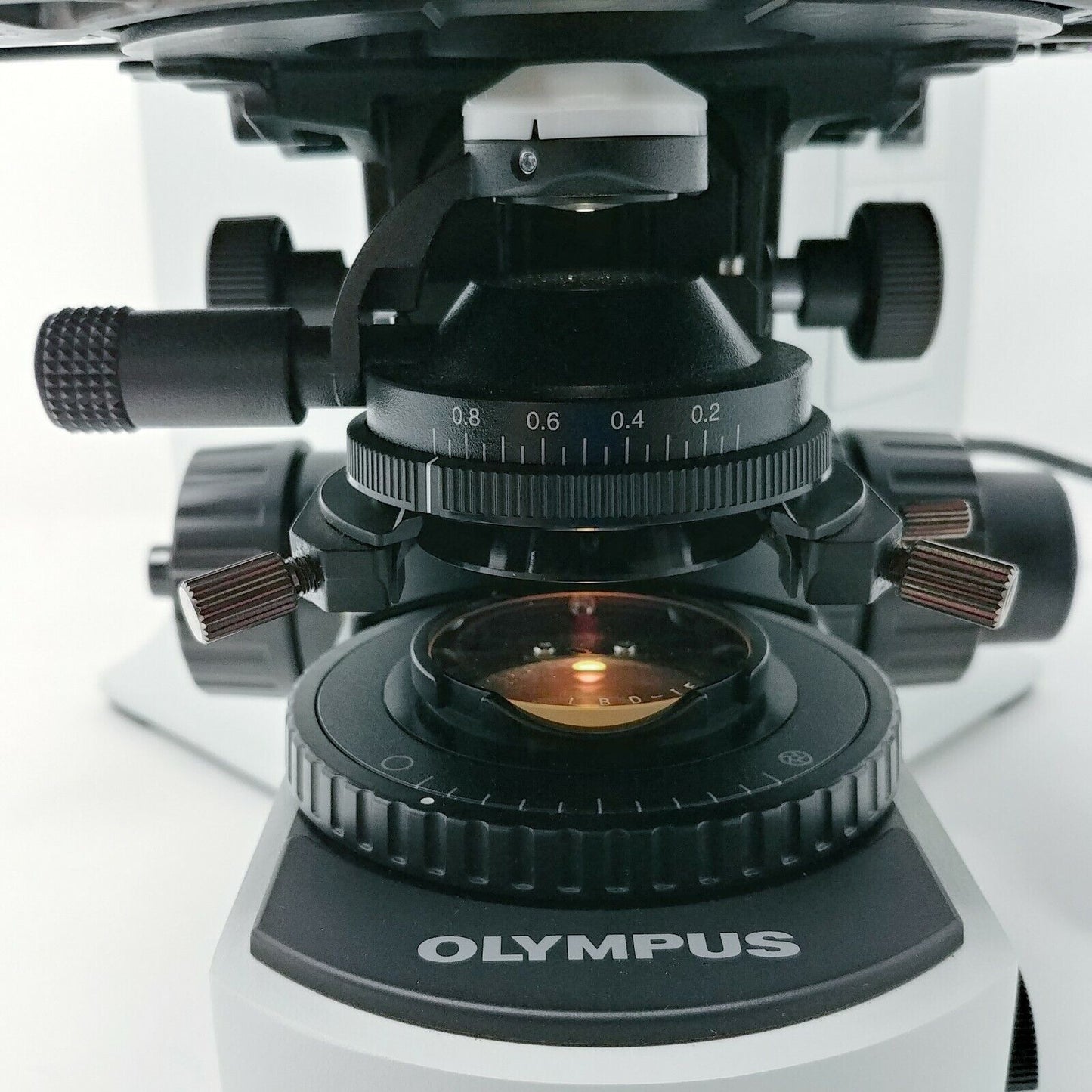 Olympus Microscope BX41 with 2x, 60x, and Trinocular Head - microscopemarketplace