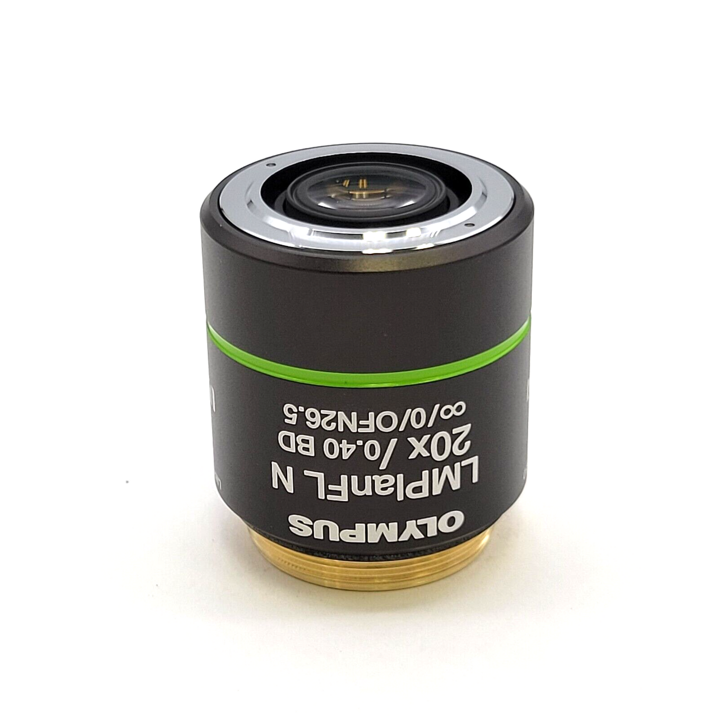 Olympus Microscope Objective LMPlanFL N 20x BD Brightfield Darkfield - microscopemarketplace