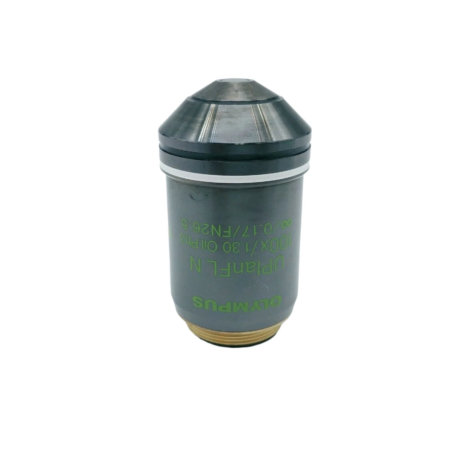 Olympus Microscope Objective UPlanFl N 100x Oil Ph3 Phase Contrast Fluorite - microscopemarketplace