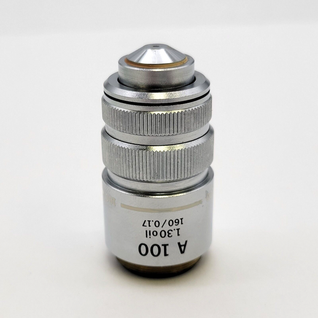 Olympus Microscope Objective A 100x 1.30 Oil with Iris 160/0.17 - microscopemarketplace