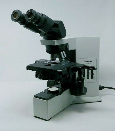 Olympus BX40 Microscope with an ergonomic head for hematology and clinical laboratory use