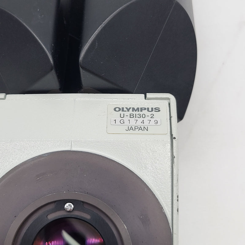 Olympus Microscope U-BI30-2 Fixed Binocular Head for BX Series - microscopemarketplace